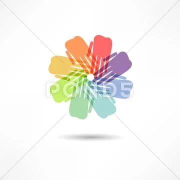 Business icon. handshake. transaction. Stock Illustration