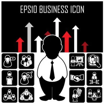 Business icon Stock Illustration