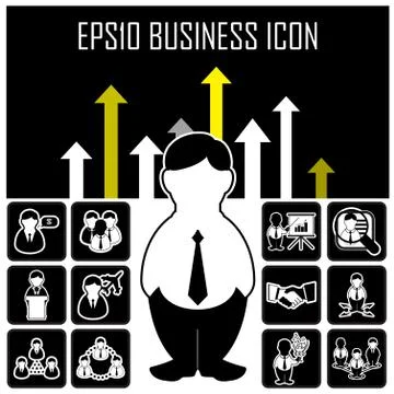 Business icon Stock Illustration