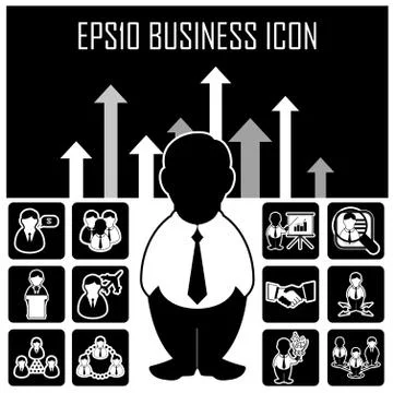 Business icon Stock Illustration