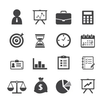 Business icon Stock Illustration