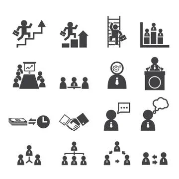 Business icon Stock Illustration