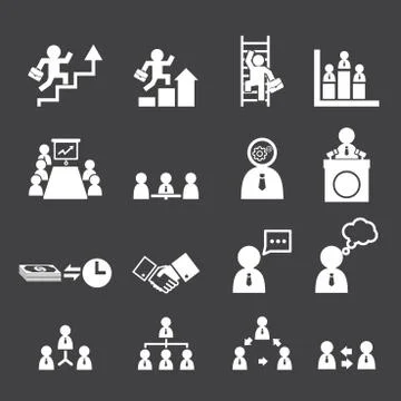 Business icon Stock Illustration