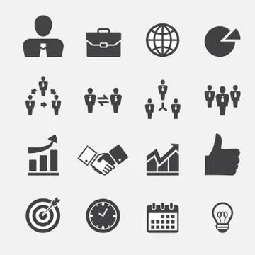 Business icon Stock Illustration