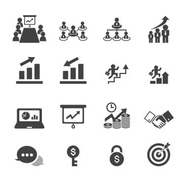 Business icon Stock Illustration