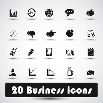 Business icon Stock Illustration