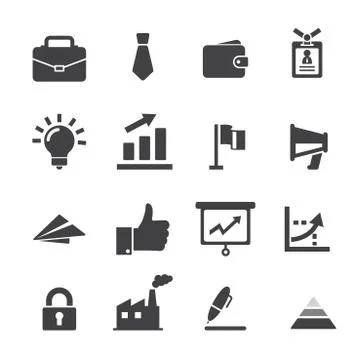 Business icon Stock Illustration