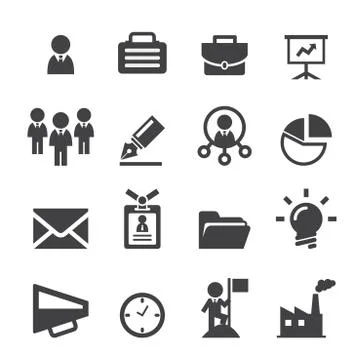 Business icon Stock Illustration