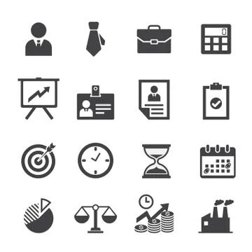 Business icon Stock Illustration