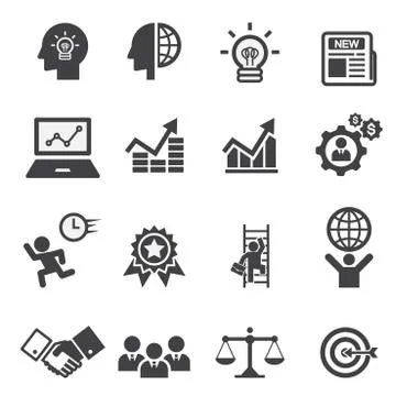 Business icon Stock Illustration