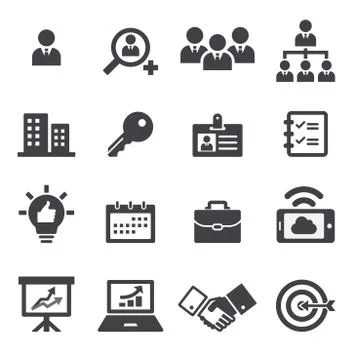 Business icon Stock Illustration