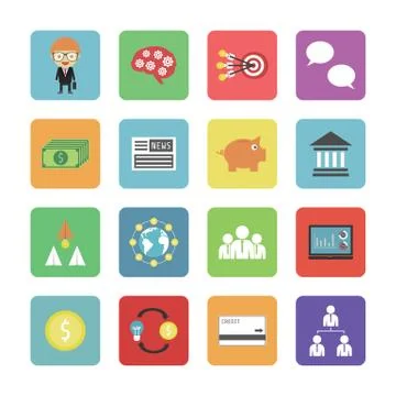 Business icon 스톡 일러스트