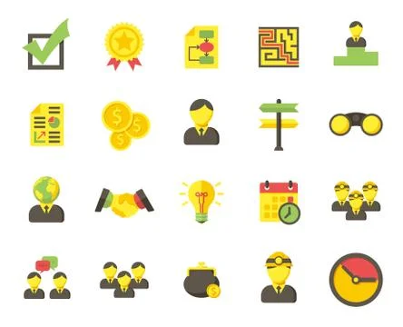 Business icon Stock Illustration