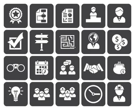 Business icon Stock Illustration