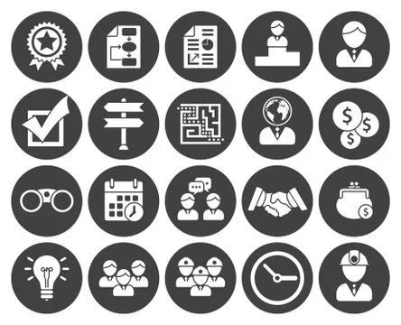 Business icon Stock Illustration