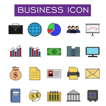 Business Icon 스톡 일러스트