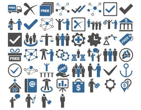 Business Icon Set Stock Illustration