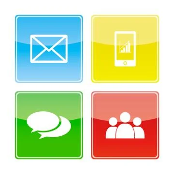 Business icon set Stock Illustration
