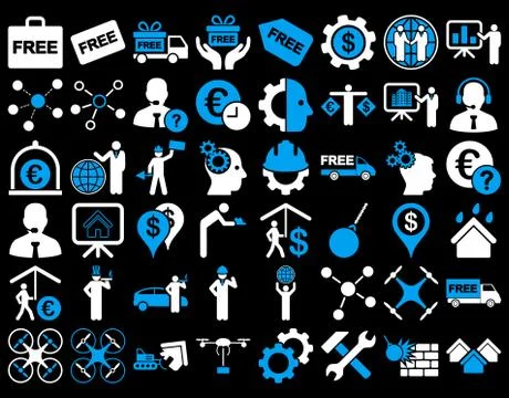 Business Icon Set Illustrazione stock