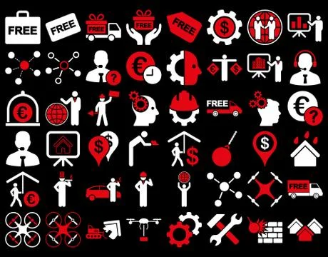 Business Icon Set Stock Illustration