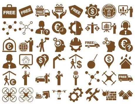 Business Icon Set Stock Illustration