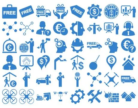 Business Icon Set Stock Illustration