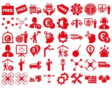 Business Icon Set Stock Illustration