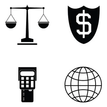 Business icon set Stock Illustration