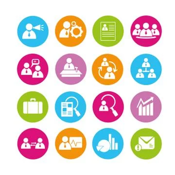 Business icons Stock Illustration