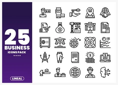 Business Icons Pack Stock Illustration