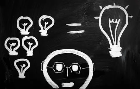 Business idea concept Illustrazione stock