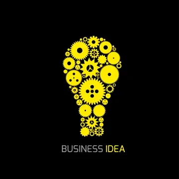 Business idea concept Illustrazione stock