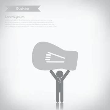 Business idea concept, vector eps10 Stock Illustration