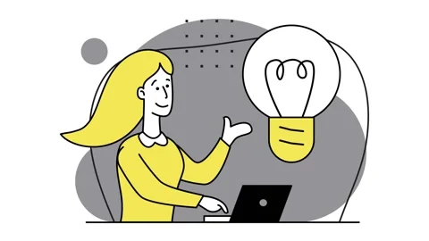 Business idea development. Startup. Digital Solutions Analytics and Planning. Stock Footage 154417441