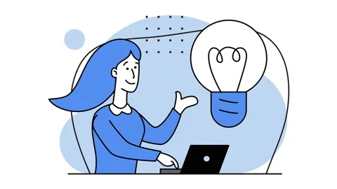 Business idea development. Startup. Digital Solutions Analytics. 2D Looped video Stock Footage 157425220