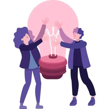 Business idea icon vector team work together Stock Illustration