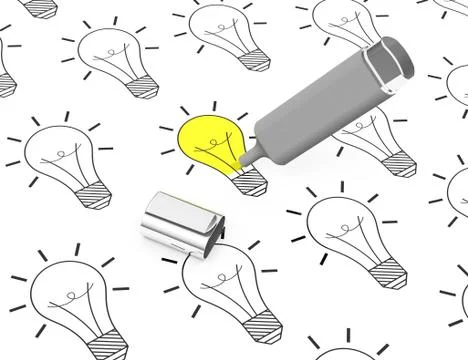 The business idea Stock Illustration