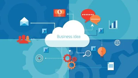 Business idea Stock Illustration