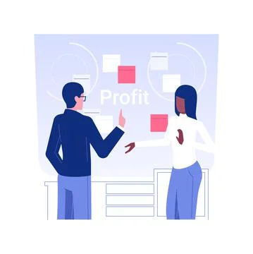 Business idea isolated concept vector illustration. Ilustración de archivo