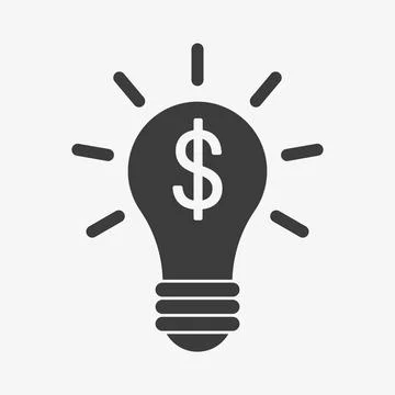 Business idea vector icon on white background Stock Illustration