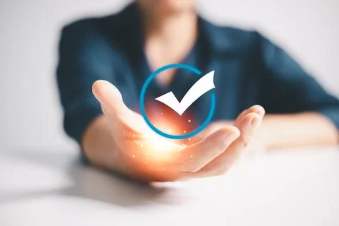 Business implemented a technology-driven system to check and guarantee qual.. Stock Photos