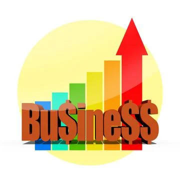 Business increase Stock Illustration