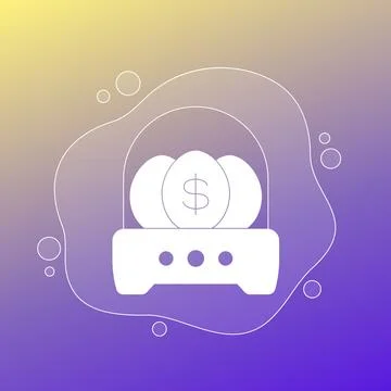Business incubator with eggs, vector design Stock Illustration