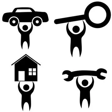 Business industry tools Stock Illustration