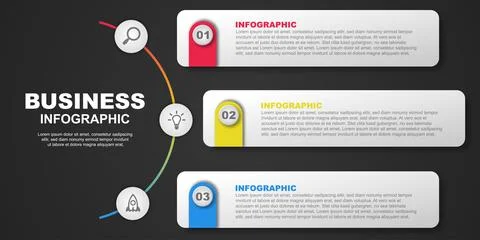 Business infographic chart. Vector illustration. Stock Illustration
