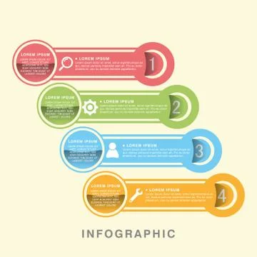 Business infographic data graph vector illustration. Stock Illustration