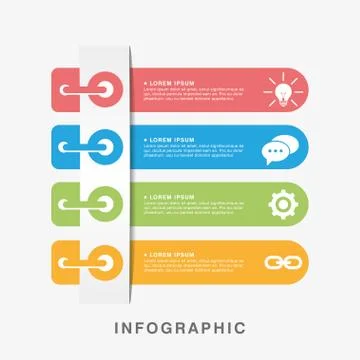 Business infographic data graph vector illustration. Stock Illustration