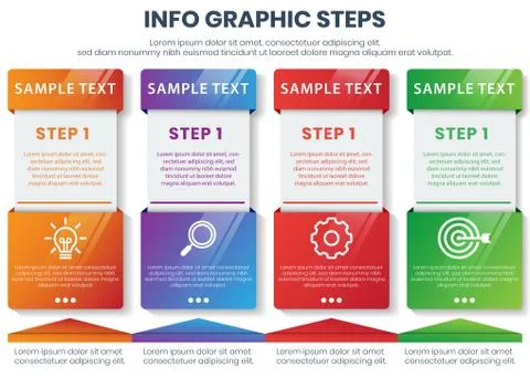 Business Infographic data visualization 스톡 일러스트