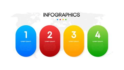 Business infographic, data visualization. Square frame. Simple infographic Illustrazione stock