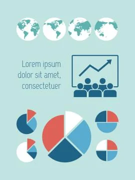Business Infographic Elements. Illustrazione stock